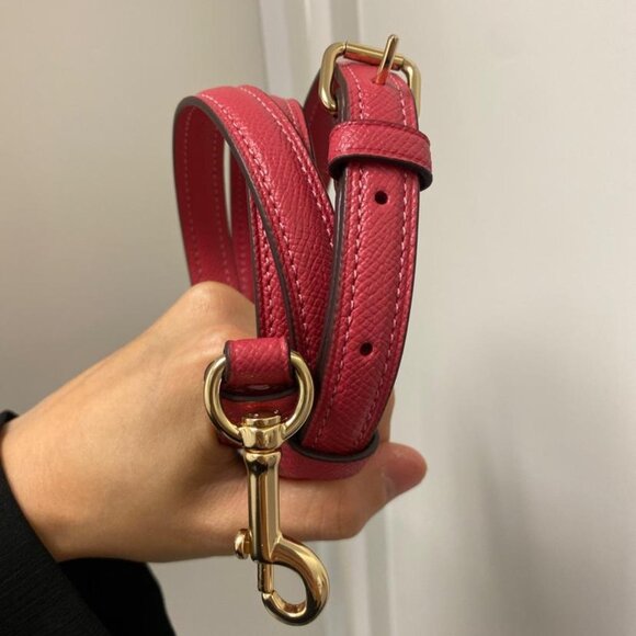 Coach 79946 Rowan Crossgrain Leather Satchel in Strawberry Haze - Picture 7 of 8